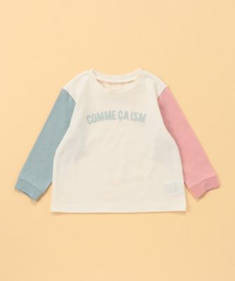 COMME CA ISM (Baby&Kids)/コムサイズム (ベビー&キッズ) ロゴプリント 長袖Tシャツ(ベビーサイズ)(2361TI11)