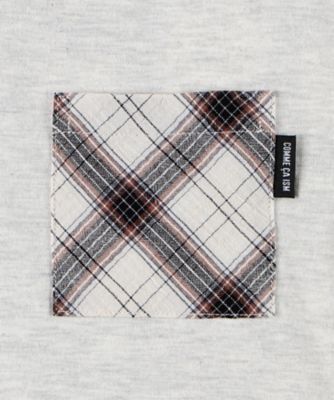 ワッシャーチェック使い　半袖Ｔシャツ（ベビーサイズ）（２３６１ＴＫ２３）