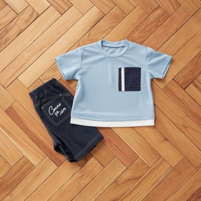 ビッグポケット　半袖Ｔシャツ（８０・９０ｃｍ）（２３６３ＴＥ０１）