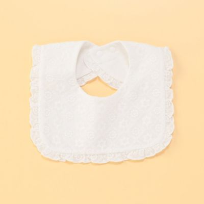 ＜COMME CA ISM (Baby&Kids)＞レース襟調　リバーシブルスタイ（２３７１ＮＣ０７）
