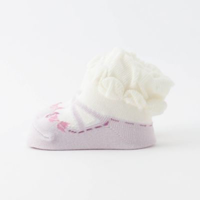 バレエシューズ柄カップ入りソックス（２３７４ＱＣ０２）