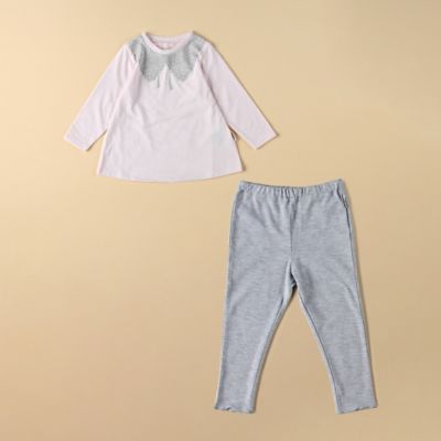 ＜三越伊勢丹/公式＞ COMME CA ISM (Baby & Kids)/コムサイズム (ベビー & キッズ) 長袖チュニック・レギンス入りギフトセット ピンク ベビー用トップス【三越伊勢丹/公式】