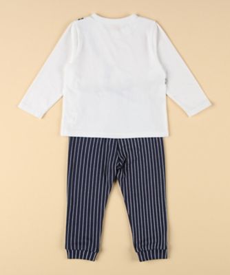 長袖Ｔシャツとパンツのギフトセット（８０－９０ｃｍ）（２３８３ＷＫ０４）