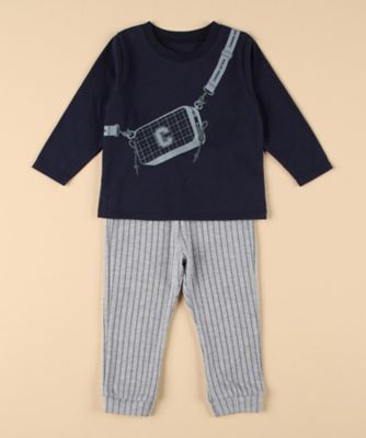 長袖Ｔシャツとパンツのギフトセット（８０－９０ｃｍ）（２３８３ＷＫ０４）