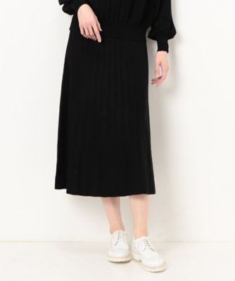 ＜COMME CA Sサイズ (Women/小さいサイズ)＞〔　Ｓサイズ　〕　【セットアップ対応】プリーツ柄風　ニットスカート（２６０１ＦＣ０２）