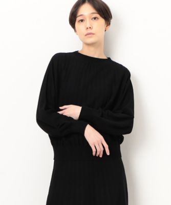 ＜COMME CA Sサイズ (Women/小さいサイズ)＞〔　Ｓサイズ　〕　【セットアップ対応】プリーツ柄風　ニットプルオーバー（２６０１ＩＣ０１）