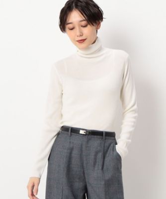 ＜COMME CA Sサイズ (Women/小さいサイズ)＞〔Ｓサイズ〕リブニット　タートルネック（２６０５ＩＡ０６）