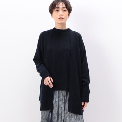 ＜COMME CA Sサイズ (Women/小さいサイズ)＞〔　Ｓサイズ　〕　エクストラファインメリノロングＶネックカーディガン（２６２７ＩＥ１２）