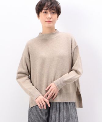 〔　Ｓサイズ　〕　エクストラファインメリノ　サイドスリットプルオーバー（２６２７ＩＥ１３）