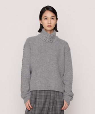＜COMME CA Sサイズ (Women/小さいサイズ)＞〔　Ｓサイズ　〕ディヘアアンゴラ混　ニットプルオーバー（２６２７ＩＩ０９）