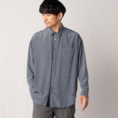 ＜β MEN (Men)＞コーンアイスドット　プリントシャツ（２７０２ＩＥ０１）