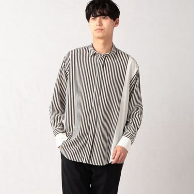 ＜β MEN (Men)＞デシンストライプシャツ（２７０５ＩＥ０３）
