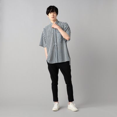 グリーン ストライプシャツ（2706IG03） | β MEN (Men)/ベータ