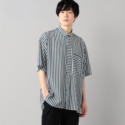 グリーン ストライプシャツ（2706IG03） | β MEN (Men)/ベータ