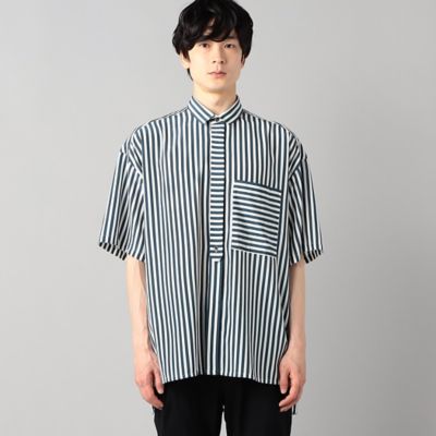 グリーン ストライプシャツ（2706IG03） | β MEN (Men)/ベータ