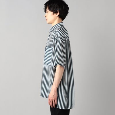 グリーン ストライプシャツ（2706IG03） | β MEN (Men)/ベータ
