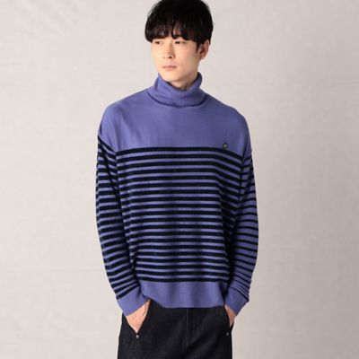 ＜β MEN (Men)＞タートルモールボーダー（２７０７ＫＥ０３）