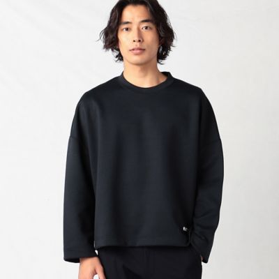 ＜β MEN (Men)＞スロープショルダー　ロゴワッペンカットソー　（２７１３ＣＡ０７）