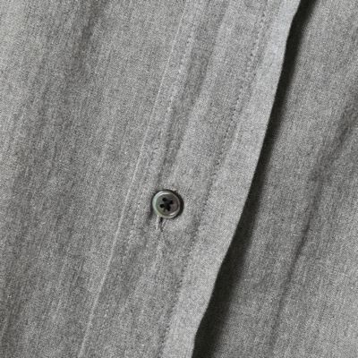 反応染め　ワンポイントワッペン半袖シャツ（２７２７ＩＹ０６）