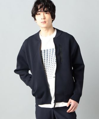 天竺編 ハイブリッドフルジップニットブルゾン ハイテンション ニットブルゾン（2727KG01） | β MEN (Men