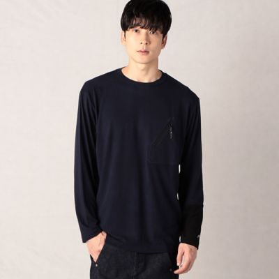 ラグウォームジップポケット長袖Tシャツ（2727TE04） | β MEN