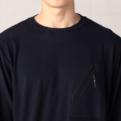 ラグウォームジップポケット長袖Ｔシャツ（２７２７ＴＥ０４）
