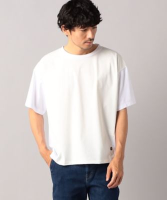 ＜β MEN (Men)＞ワンポイントβロゴ　切り替えＴシャツ（２７２７ＴＧ０９）