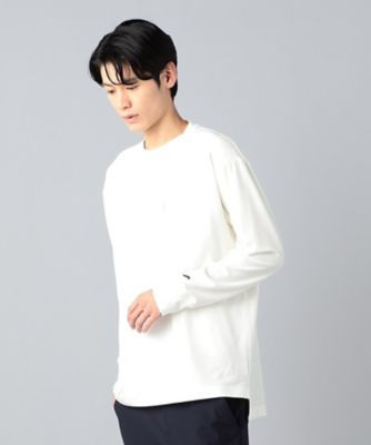 DENDI  ットン Tシャツ ファスナーポケット付き ファスナーポケット 長袖Tシャツ（2727TI07） | β MEN