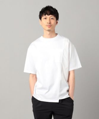 アシンメトリー切替　Ｔシャツ（２７５２ＴＫ０３）