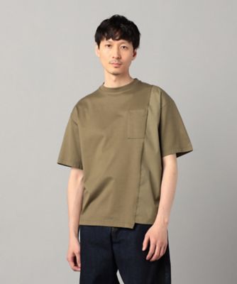 アシンメトリー切替　Ｔシャツ（２７５２ＴＫ０３）