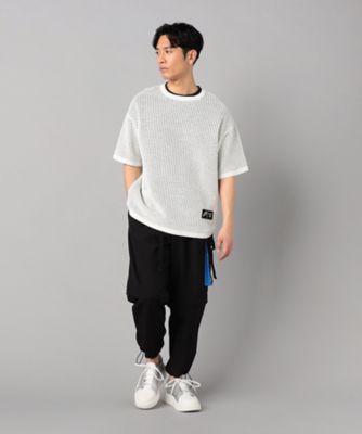 半袖メッシュ　クルーネックニット（２７５３ＫＫ０２）
