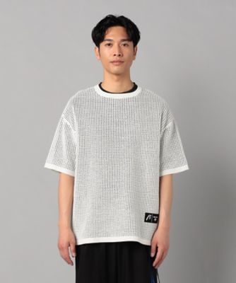半袖メッシュ　クルーネックニット（２７５３ＫＫ０２）