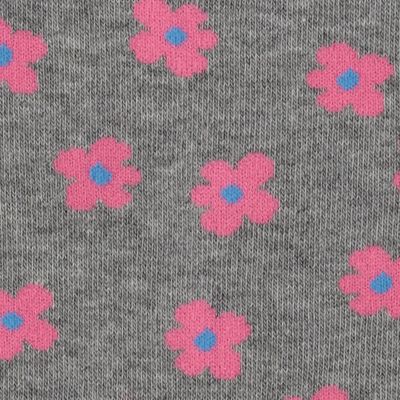 フラワー柄　クルーソックス（２７５４ＱＣ０１）