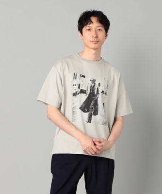 β MEN (Men)/ベータ・メン ウォーキングガールプリント Tシャツ(2754TK11) ミドリ トップス【三越伊勢丹/公式】