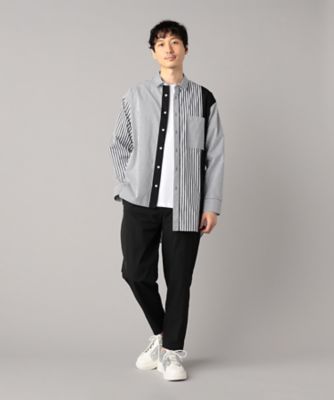 アシンメトリー ストライプシャツ（2755IM01） | β MEN (Men