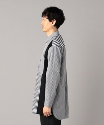 アシンメトリー ストライプシャツ（2755IM01） | β MEN (Men