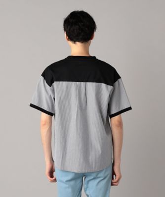 ストライプ切替 Tシャツ（2755TM01） | β MEN (Men)/ベータ