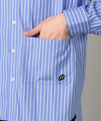 ストライプビッグポケット シャツ（2756IM04） | β MEN (Men