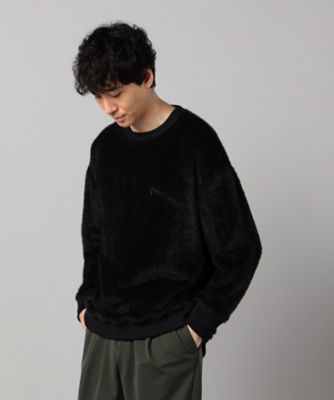 β MEN (Men)/ベータ・メン ヘアリーシャギー プルオーバー(2757CM04) クロ トップス【三越伊勢丹/公式】