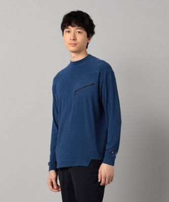 美品　G/FORE ラグウォーム プレミア 長袖モックネックシャツ ラグウォームプレミア ロングTシャツ（2757TM07） | β