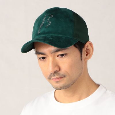 フェイクスエード βロゴベースボールキャップ（2758XC10