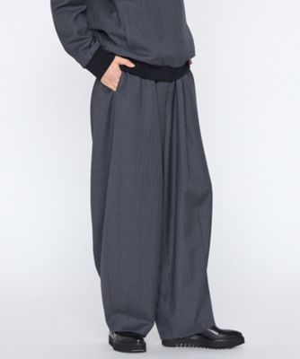 ＜BASILE28 (Women)＞〔ＲＥＤＡ〕片柄ストライプ　バルーンパンツ（２８０１ＰＯ０２）