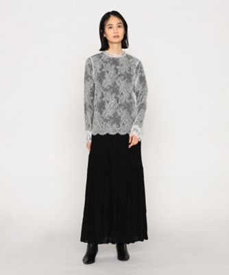 リバーレース ブラウス（2803BK03） | BASILE28 (Women