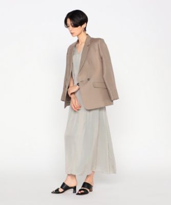 シルク麻二重織 ジャケット（2803JM01） | BASILE28 (Women 