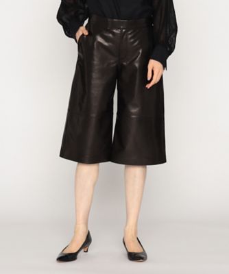 ＜BASILE28 (Women)＞ＭＡＴＣＨ　ＷＩＴＨ　ＬＥＡＴＥＲ　パンツ（２８０３ＬＫ０２）