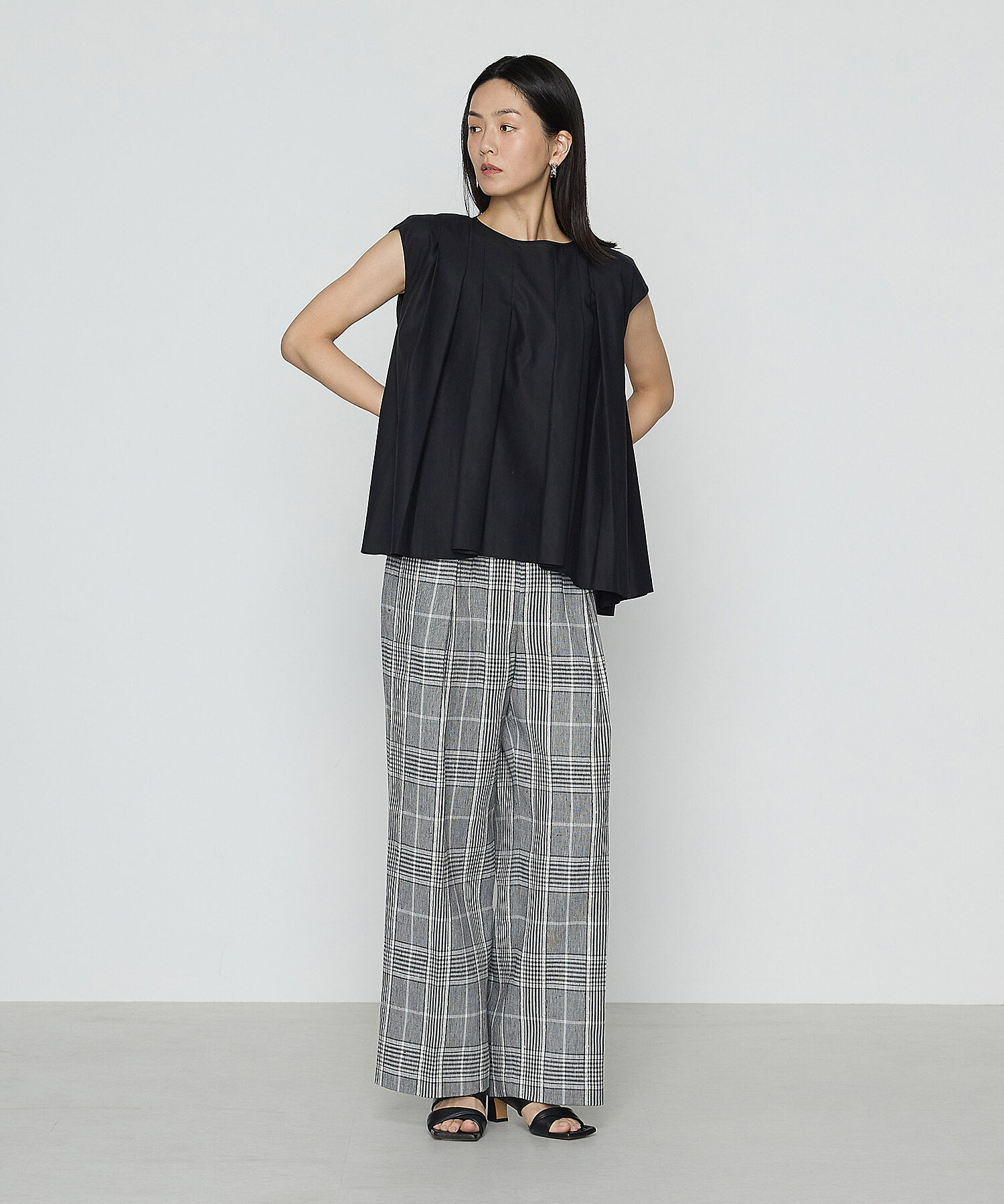BLACK TWEED パンツ(2804PK05) | BASILE28 BLACK TWEED パンツ(2804PK05) | BASILE28