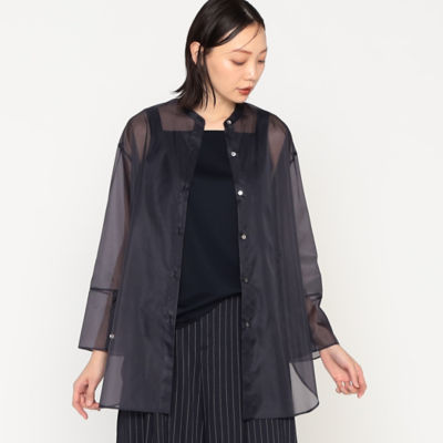 ＜BASILE28 (Women)＞マニッシュ・プラス　シャツ（２８０５ＨＧ０３）