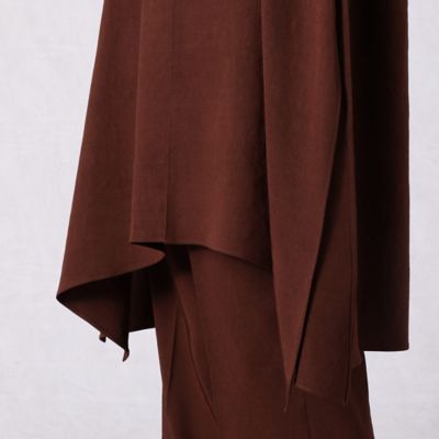 【セットアップ対応】トリビスストレッチ　　Ｖネックチュニックドレス（２８０５ＯＺ０１）