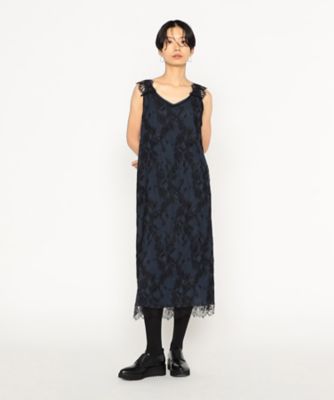 ＜BASILE28 (Women)＞リバーレース×エターミン　ドレス（２８０６ＯＭ０４）