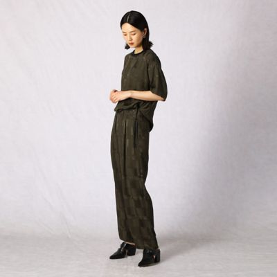 【セットアップ対応／洗える】レーヨン　ワイドパンツ（２８０６ＰＺ０３）